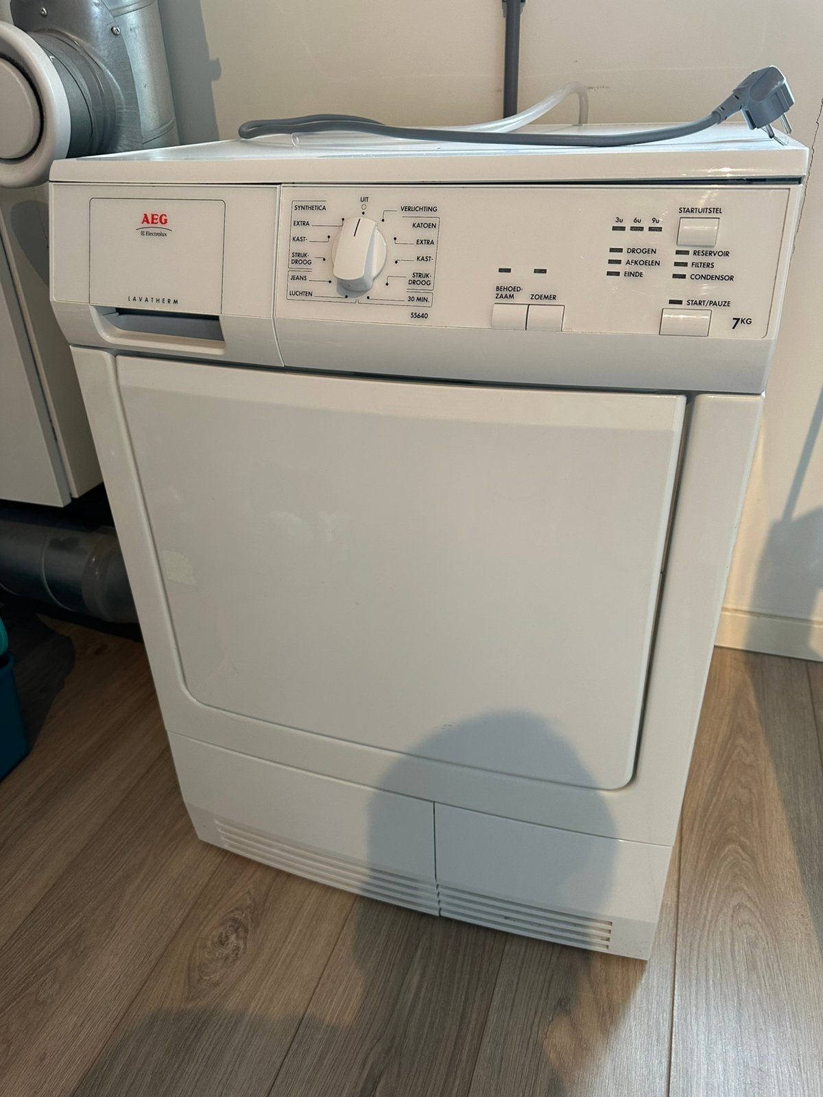Wasdroger AEG electrolux Lavatherm (defect), Witgoed en Apparatuur, Wasdrogers, Ophalen, Zo goed als nieuw, Condens