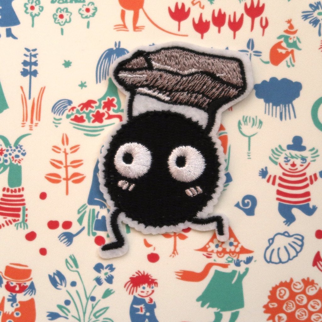 Totoro Soot Sprite opstrijk plaatje patch badge applicatie, Hobby en Vrije tijd, Verzenden, Nieuw, Overige applicaties