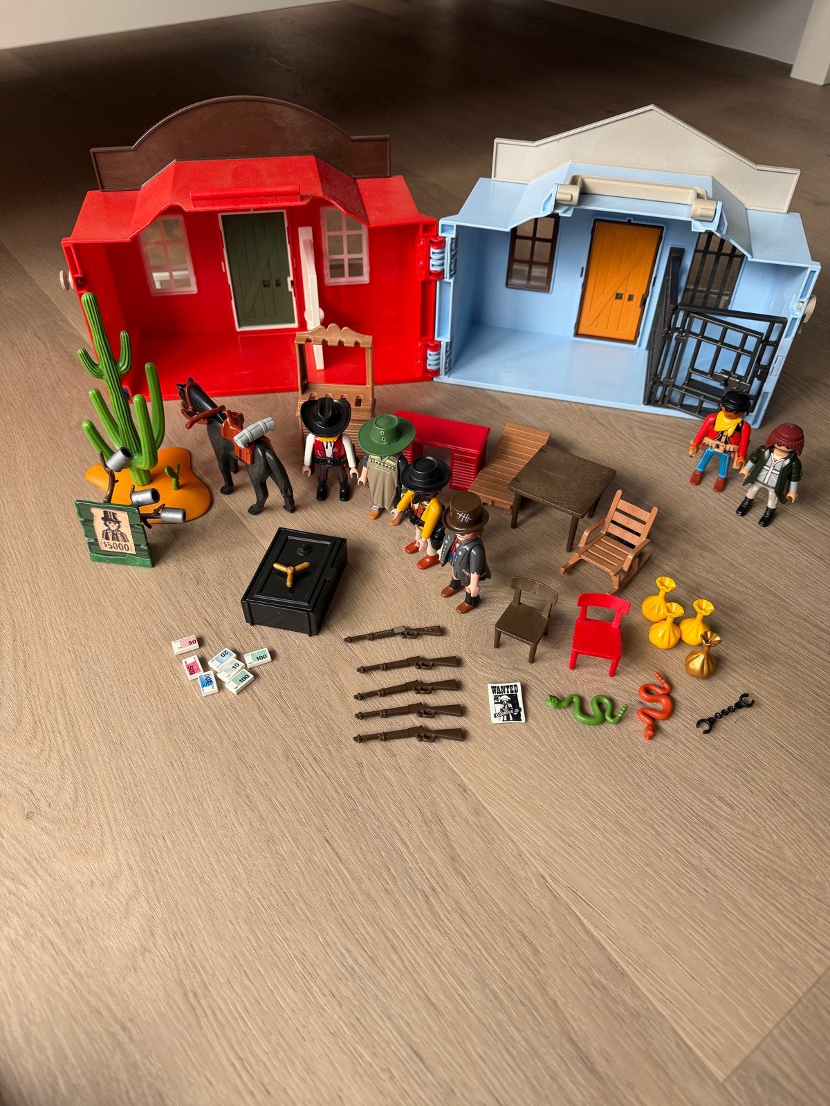 PLAYMOBIL 70012 – Meeneem Westernstad, Kinderen en Baby's, Gebouw, Complete set, Ophalen of Verzenden, Zo goed als nieuw