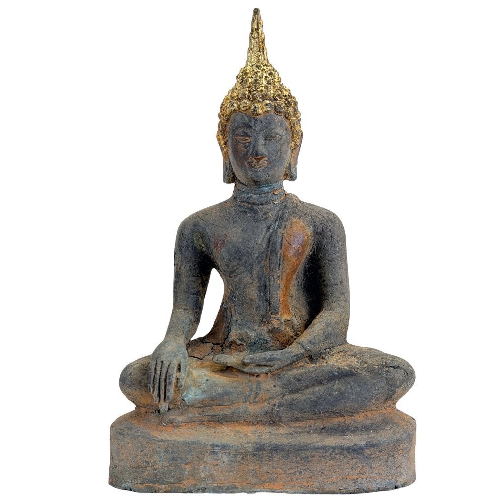 Boeddhabeeld – Ayutthaya – verguld brons