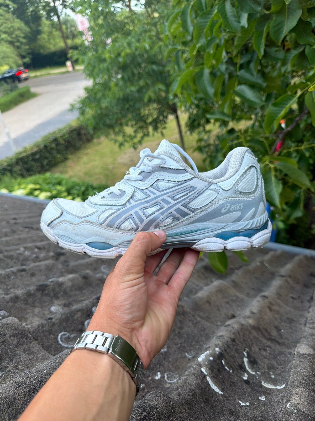Asics sneakers maat 40, Wit, Ophalen of Verzenden, Sneakers of Gympen, Gedragen
