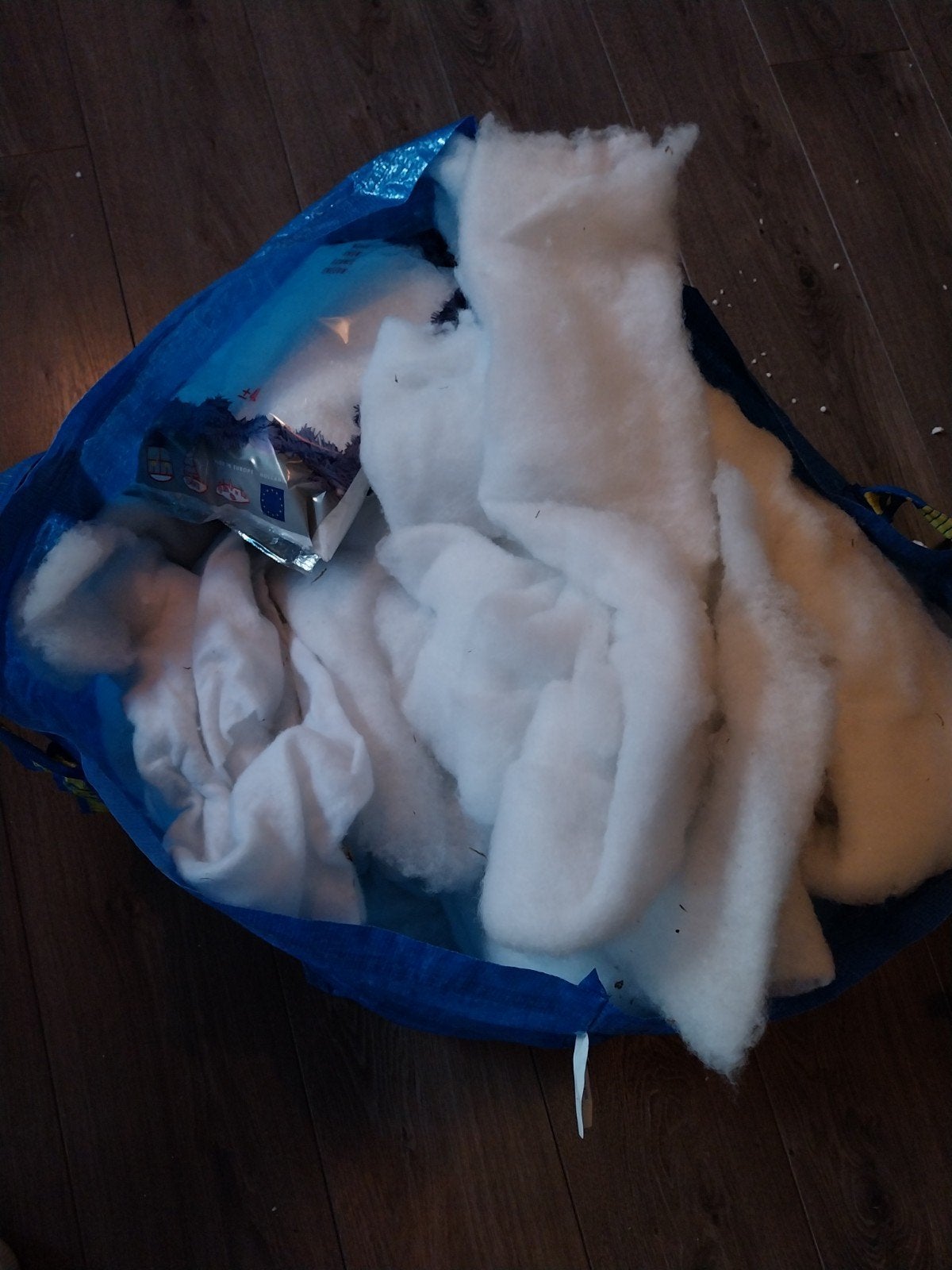 Grote tas met kunstsneeuw, Diversen, Ophalen, Gebruikt