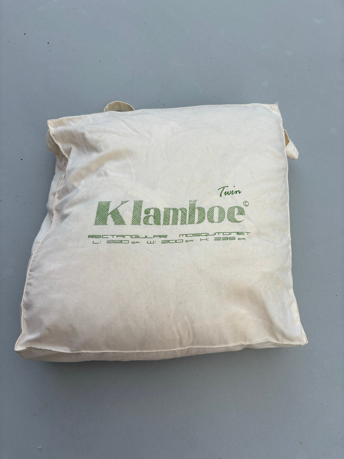 Klamboe Twin Rectangular Muskietennet - Nieuwstaat, Ophalen, Zo goed als nieuw
