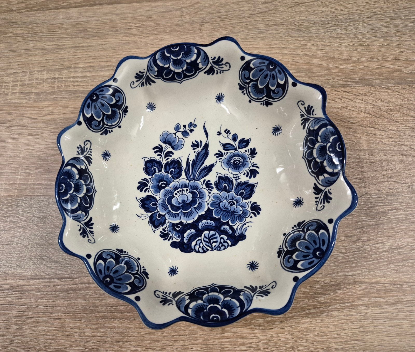 Antieke Delfts Blauw Schaal., Antiek en Kunst, Antiek | Schalen, Ophalen of Verzenden