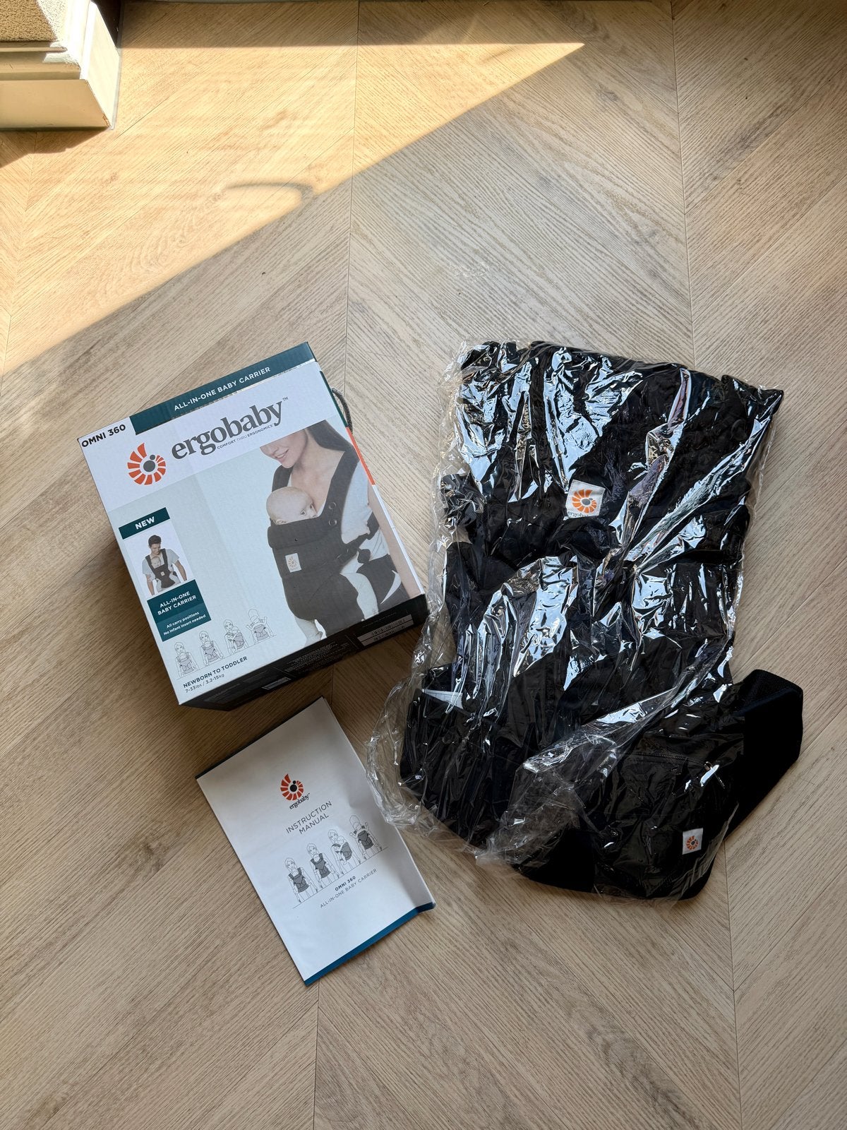 Ergobaby Omni 360 Draagzak Zwart - Nieuw in doos, Kinderen en Baby's, Babydragers en Draagdoeken, Overige merken, Verzenden, Nieuw