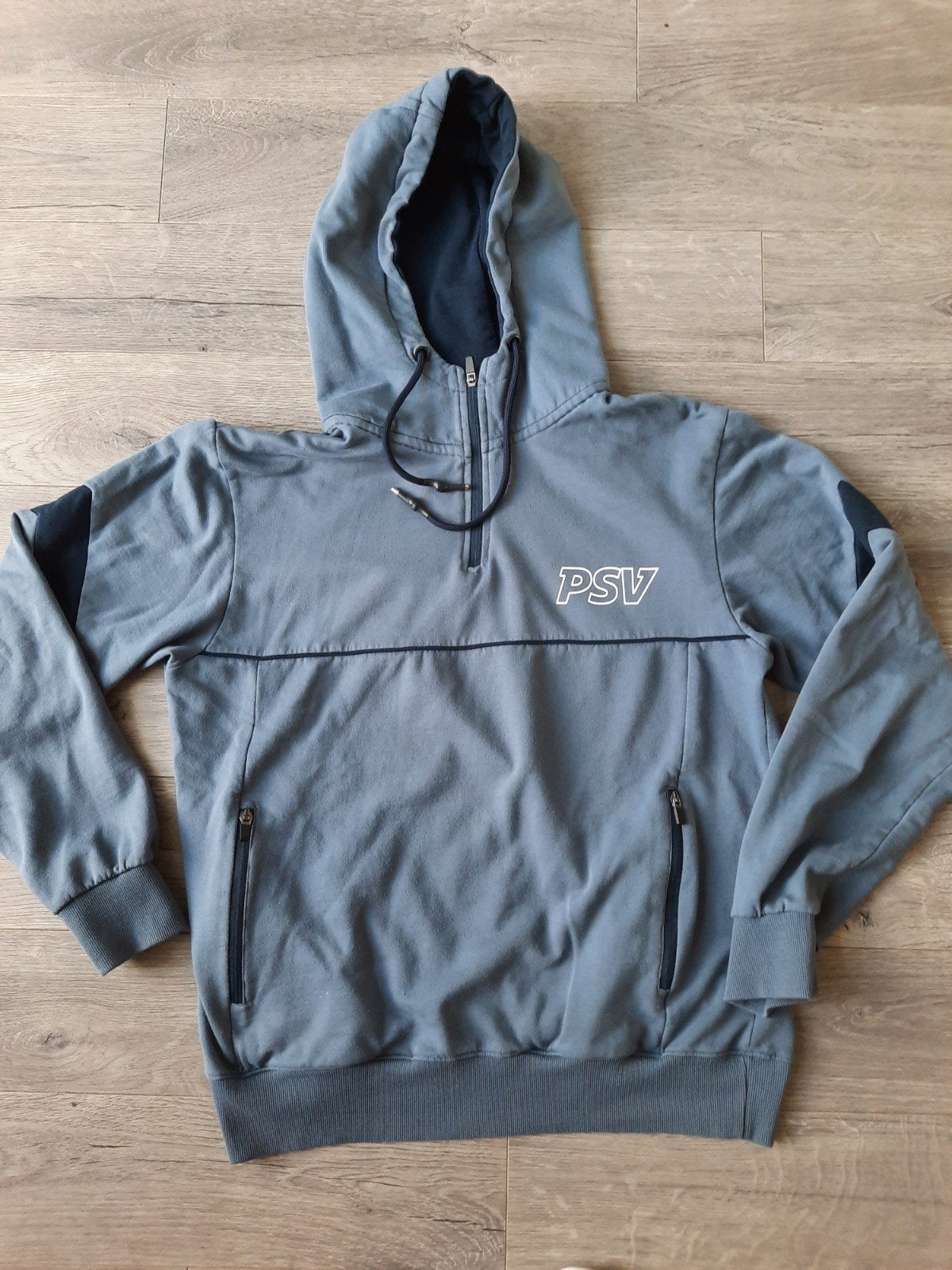 PSV Hoodie - lichtblauw - Maat XL, Maat 56/58 (XL), Ophalen of Verzenden, PSV, Grijs