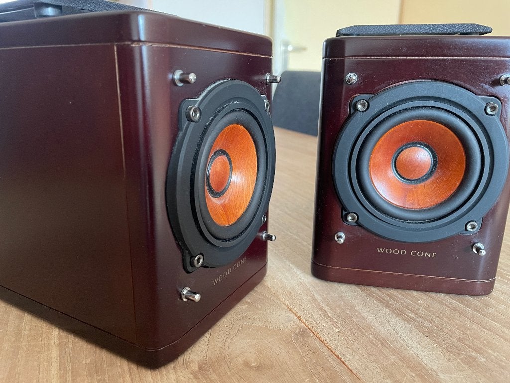 JVC EX-AK1 Wood cone, Stereo speakers, JVC, Ophalen of Verzenden, Zo goed als nieuw