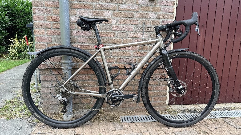 Planet X Tempest Titanium Gravelbike (Maat S) – SON Dynamo, 28 inch, Gebruikt, 10 tot 15 versnellingen, 49 tot 53 cm