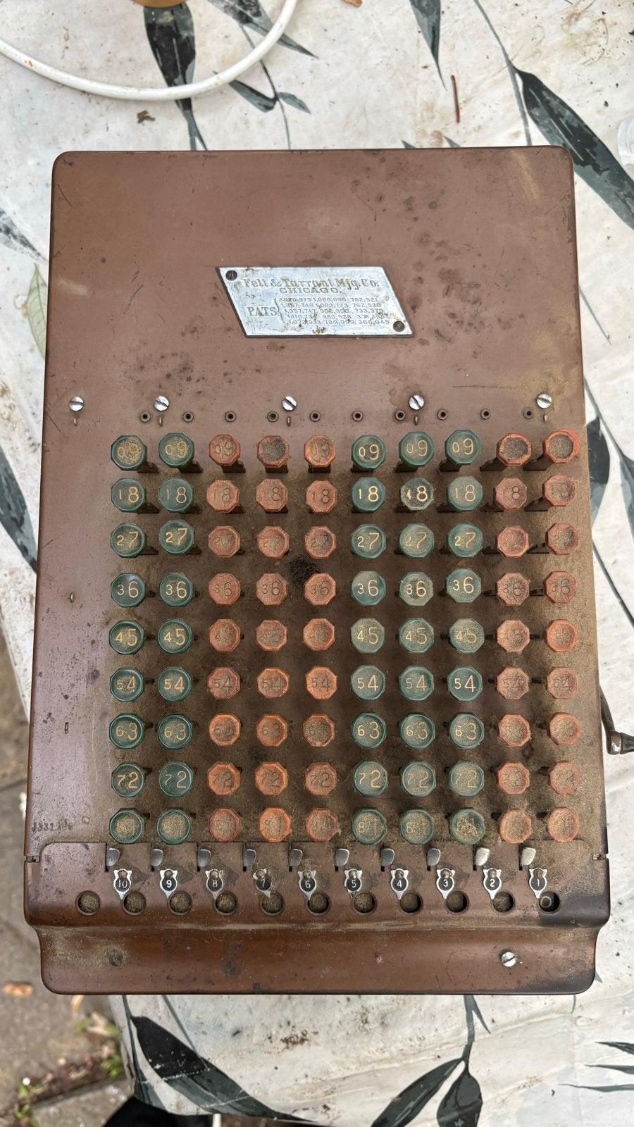 Antieke Comptometer Rekenmachine - Felt & Tarrant Mfg. Co., Antiek en Kunst, Ophalen