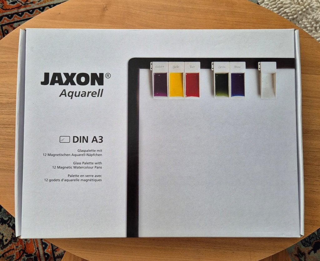 JAXON Glazen palet nieuw in doos - met 12 magnetische napjes, Ophalen of Verzenden, Nieuw, Overige typen