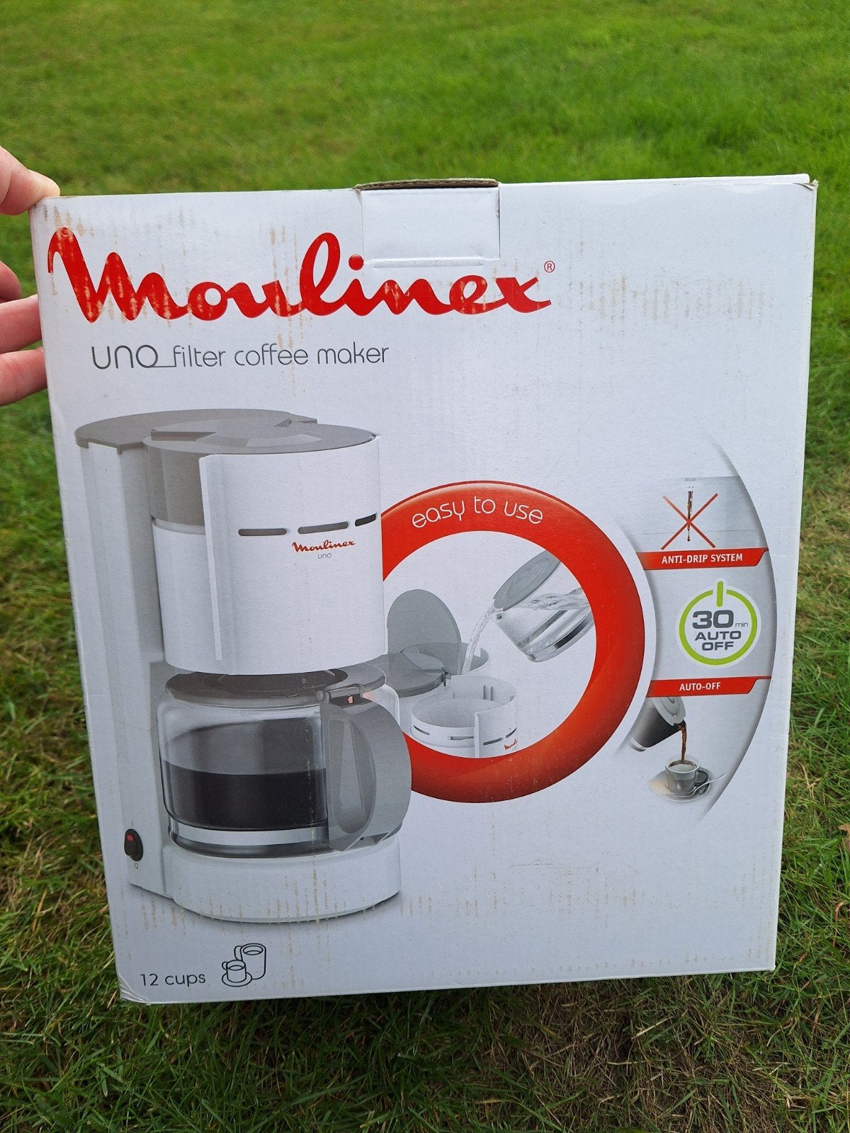 Moulinex koffiezetapparaat, Ophalen, 10 kopjes of meer, Gemalen koffie, Koffiemachine