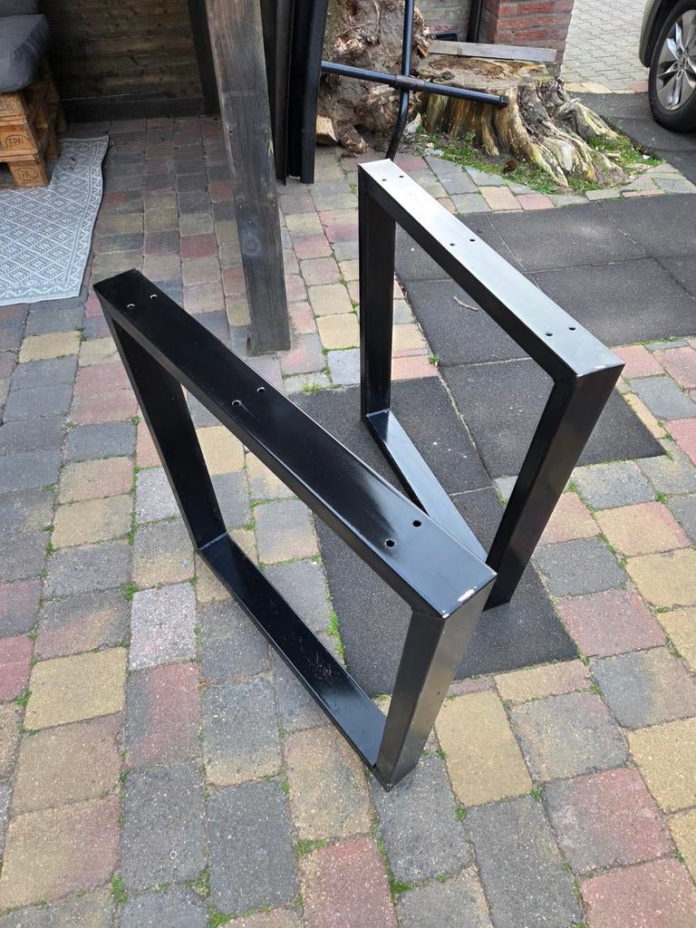 Robuuste stalen Tafelpoten, Ophalen, Tafelpoot, Gebruikt, 50 tot 100 cm