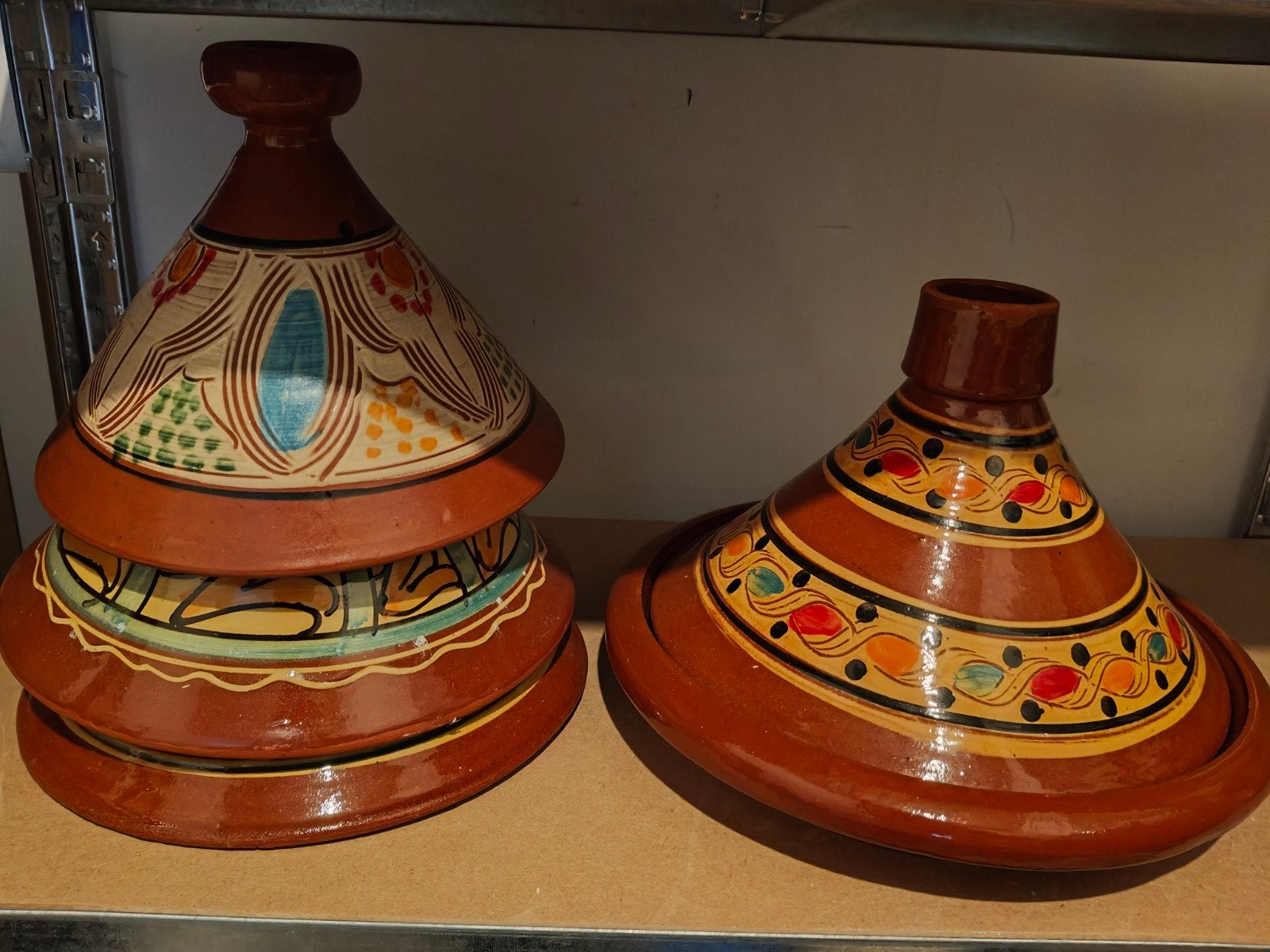 Tajine met 4 verschillende deksels, Ophalen, Zo goed als nieuw