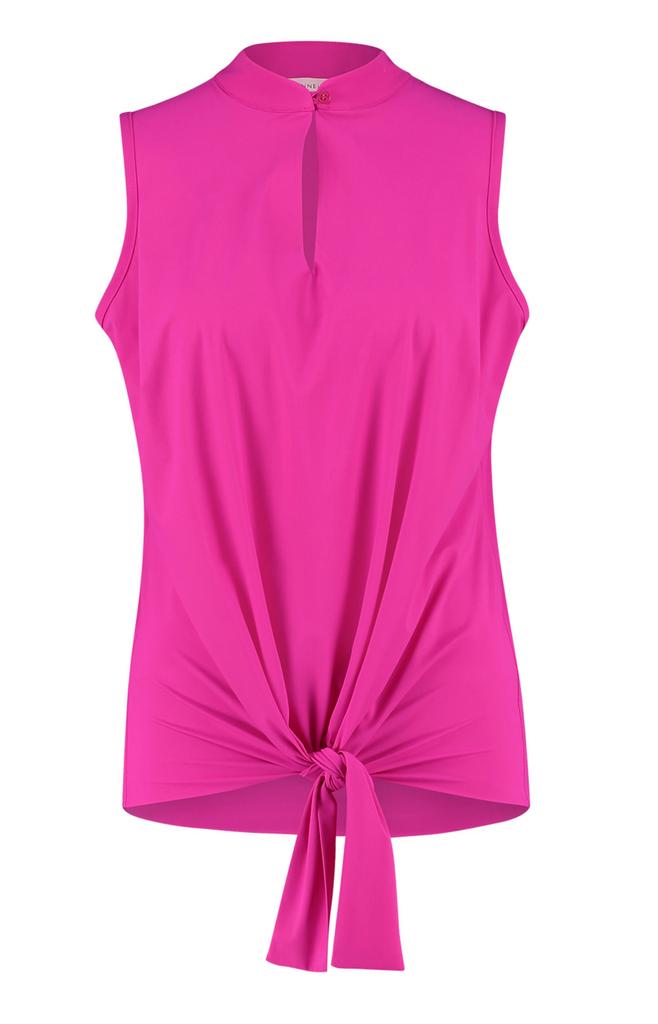Studio anneloes rosanne knot blouse XL fuchsia roze, Maat 46/48 (XL) of groter, Ophalen of Verzenden, Zo goed als nieuw, X