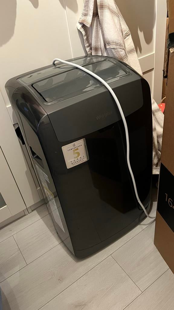 Whirlpool Mobiele Airco PACB29CO - Koel en Compact, Witgoed en Apparatuur, Airco's, Ophalen, Gebruikt, Minder dan 60 m³, 3 snelheden of meer