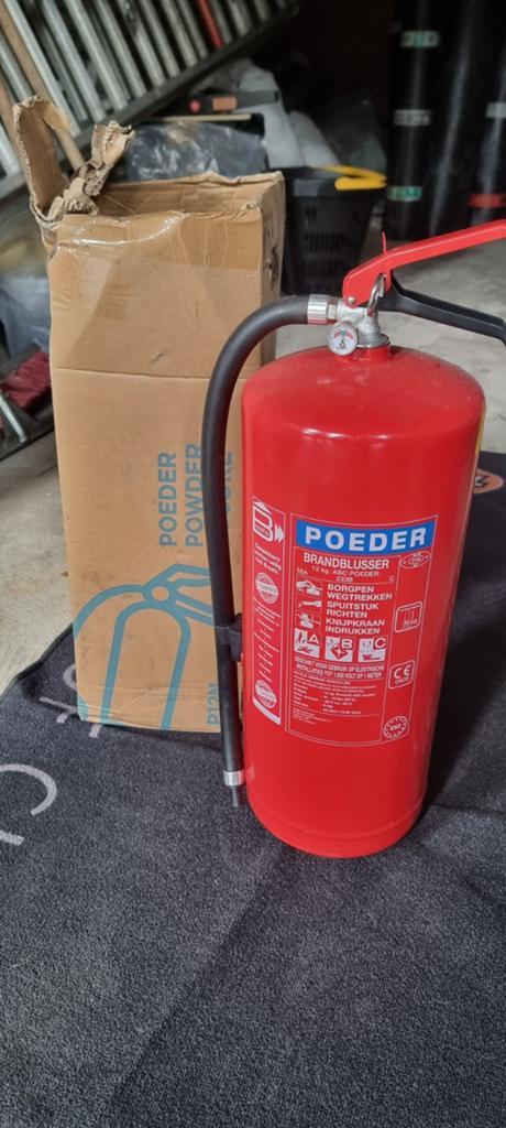 Nieuwe brandblusser in doos - perfecte druk, Ophalen of Verzenden, Nieuw, Brandblusser