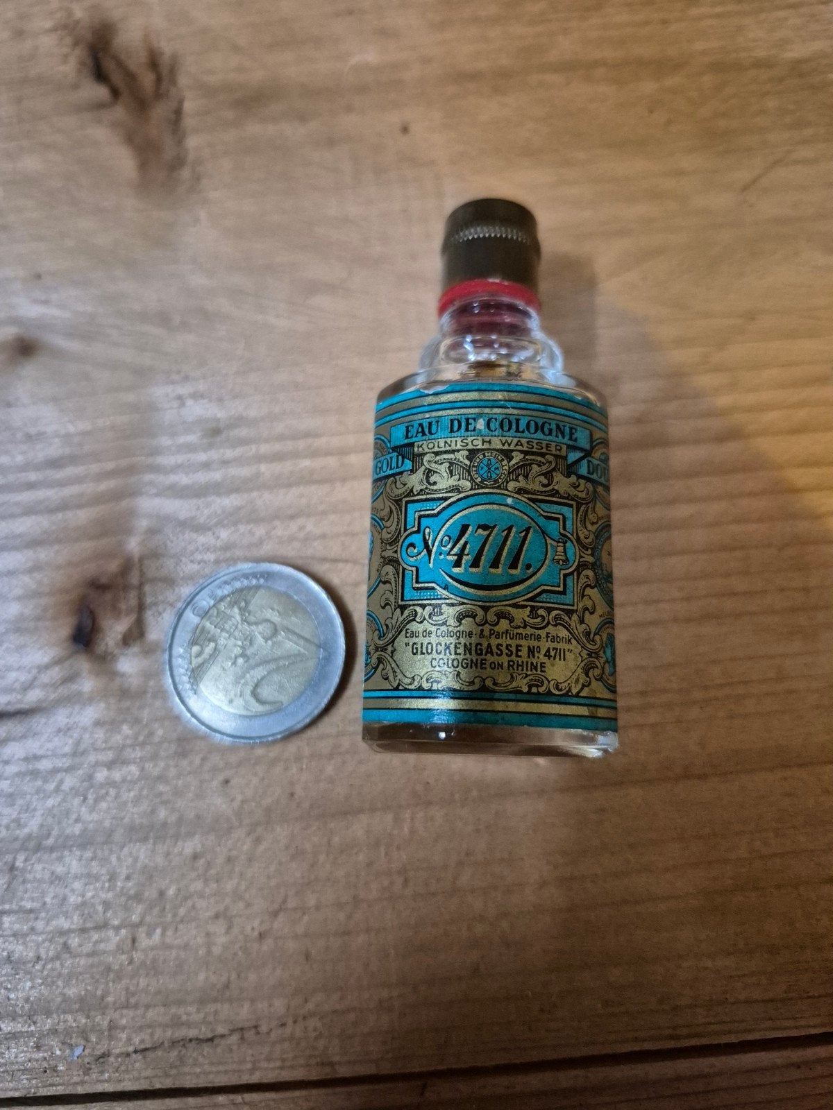 Vintage 4711 Eau de Cologne Miniatuur Flesje, Ophalen of Verzenden