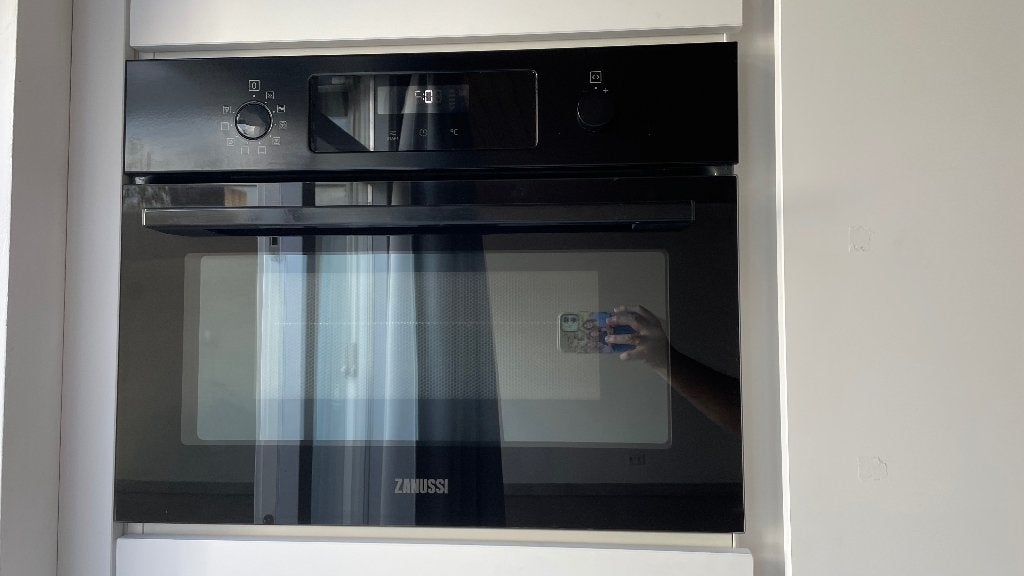 Zanussi Inbouw Combi magnetron/oven 40L, Ophalen, 45 tot 50 cm, Gebruikt, Zanussi