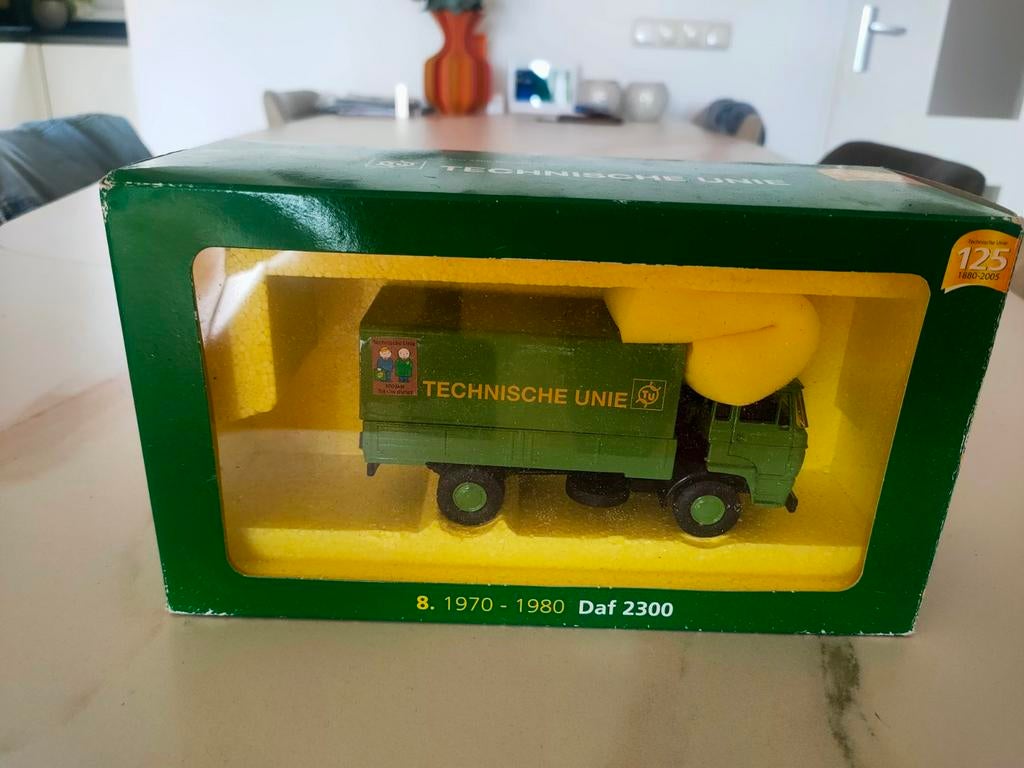 DAF 2300 Technische Unie vrachtwagen schaalmodel, Hobby en Vrije tijd, 1:32 tot 1:50, Nieuw, Truck, Ophalen
