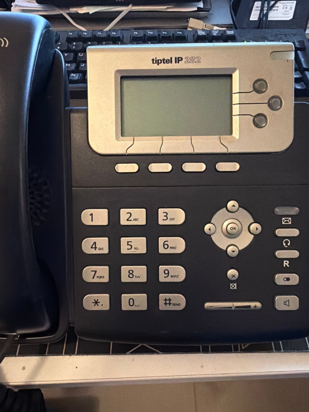 Tiptel IP 282 IP-telefoon - Zakelijke VoIP-telefoon, Ophalen of Verzenden, Gebruikt
