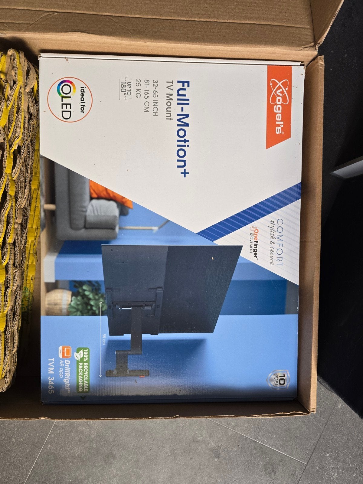 Nieuwe Vogel's Full-Motion+ TV Beugel TVM 3465 (OLED), Ophalen of Verzenden, Nieuw