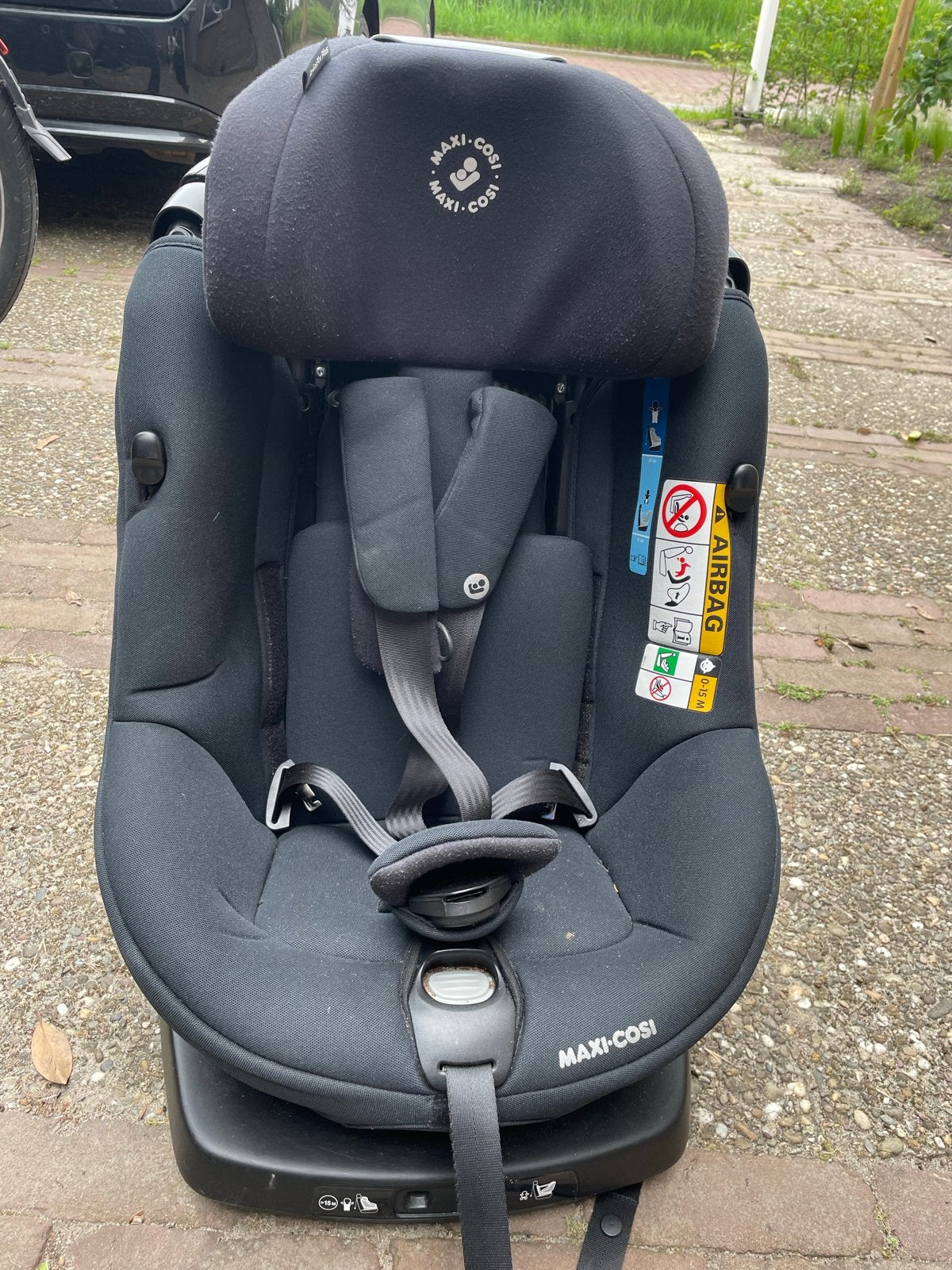 Maxi-Cosi AxissFix Plus Isofix Autostoel Zwart, Kinderen en Baby's, Autostoeltjes, Ophalen, 0 t/m 18 kg, Verstelbare rugleuning