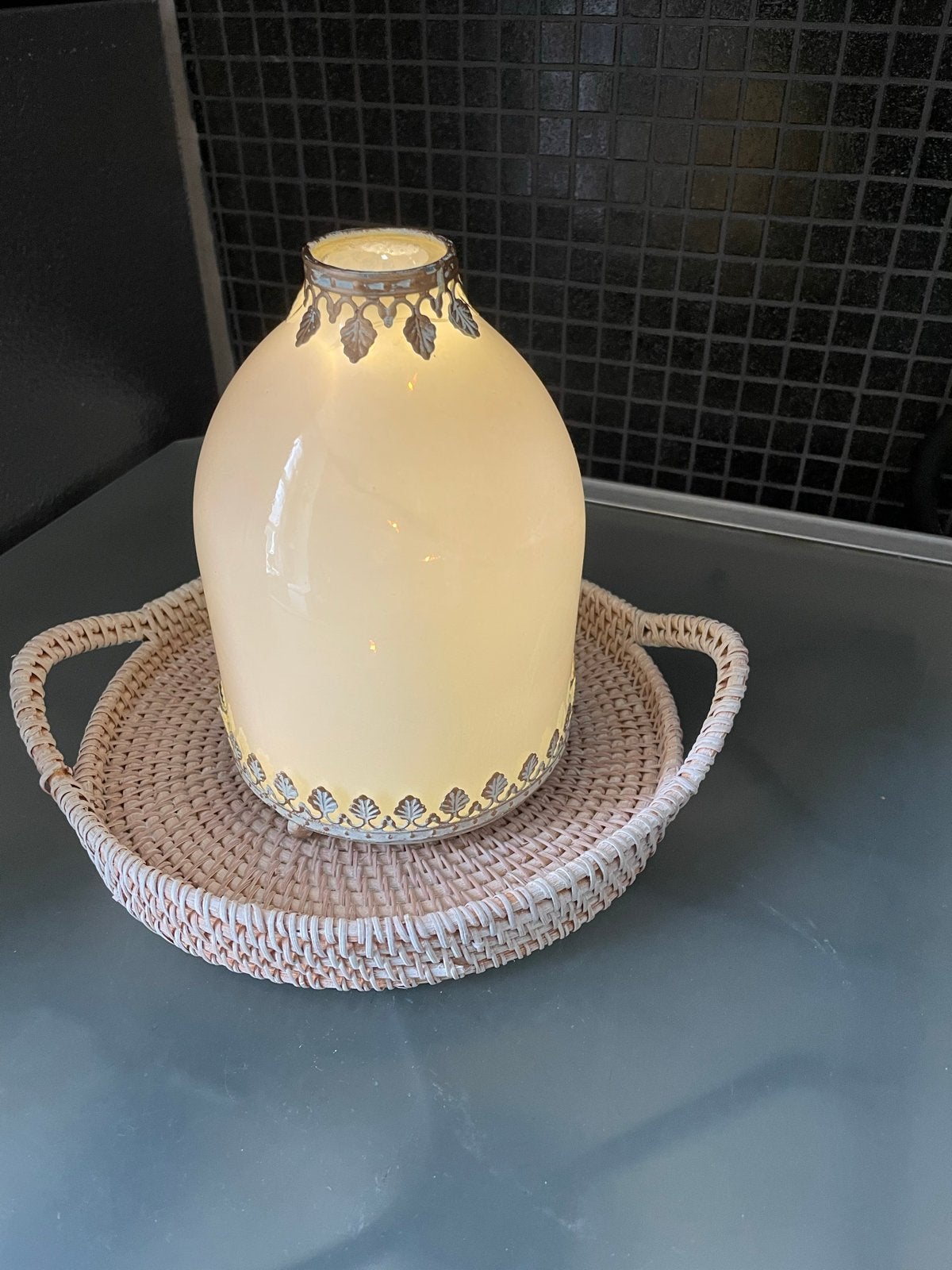 PTMD Collection sfeerlamp op batterijen, Wit, Overige merken, Ophalen of Verzenden, Zo goed als nieuw