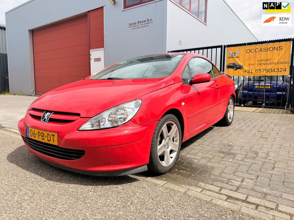 Peugeot 307 CC 2.0-16V Full Option! 2de Eigenaar!, Voorwielaandrijving, Gebruikt, Zwart, 4 cilinders