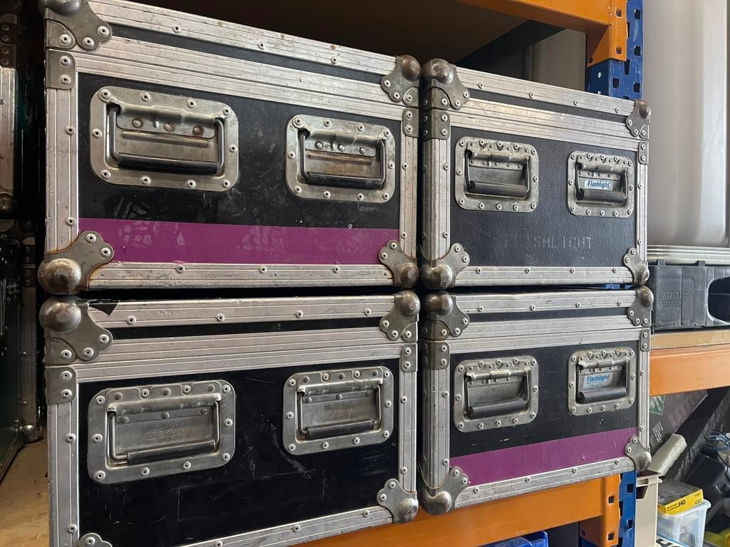 Rookmachine Flightcases. PRO KWALITEIT Cases 6Stuk Voorraad, Ophalen, Gebruikt, Overige instrumenten, Flightcase
