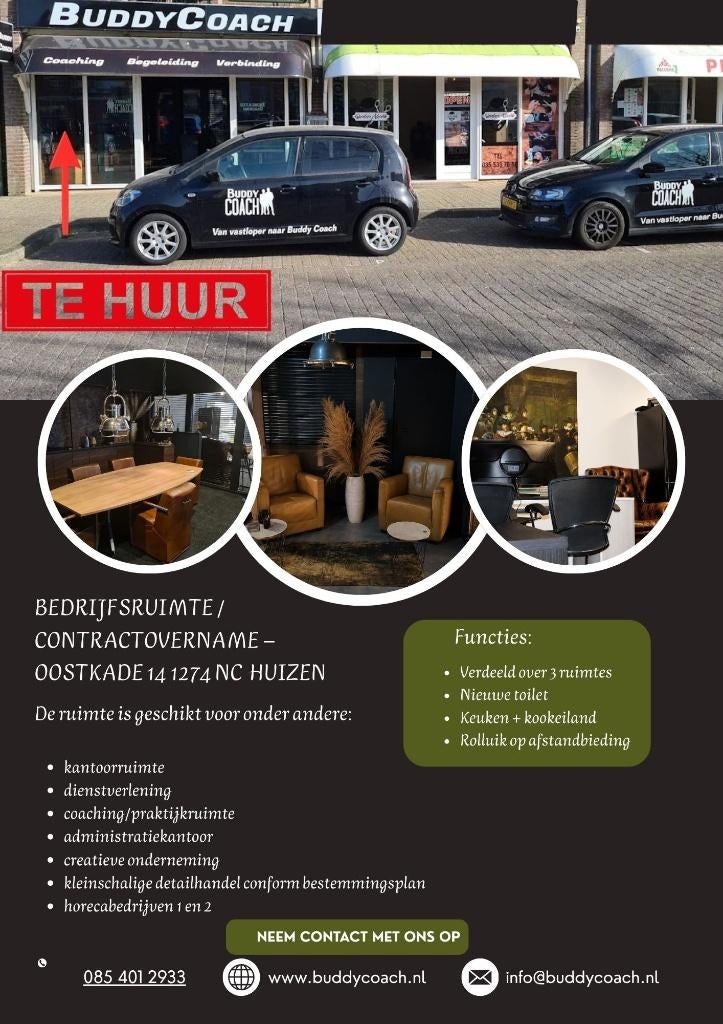 Prachtige pand overname huurcontract * Horeca ook mogelijk*, 80 m², Huur, Horecaruimte
