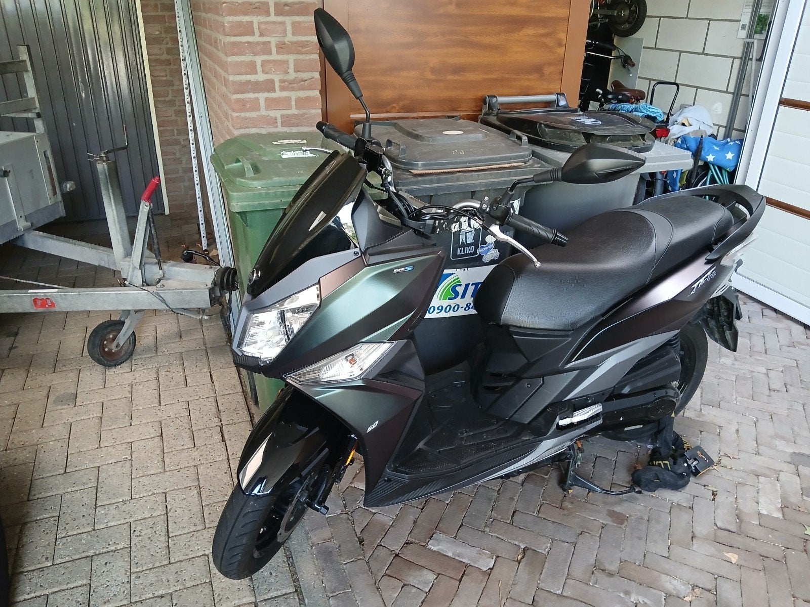 sym jet 14 scooter, Ophalen