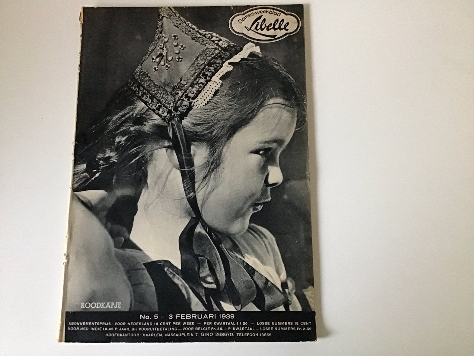Verzamelen Vintage : Libelle 3 februari 1939, Ophalen of Verzenden, Gelezen, Damesbladen