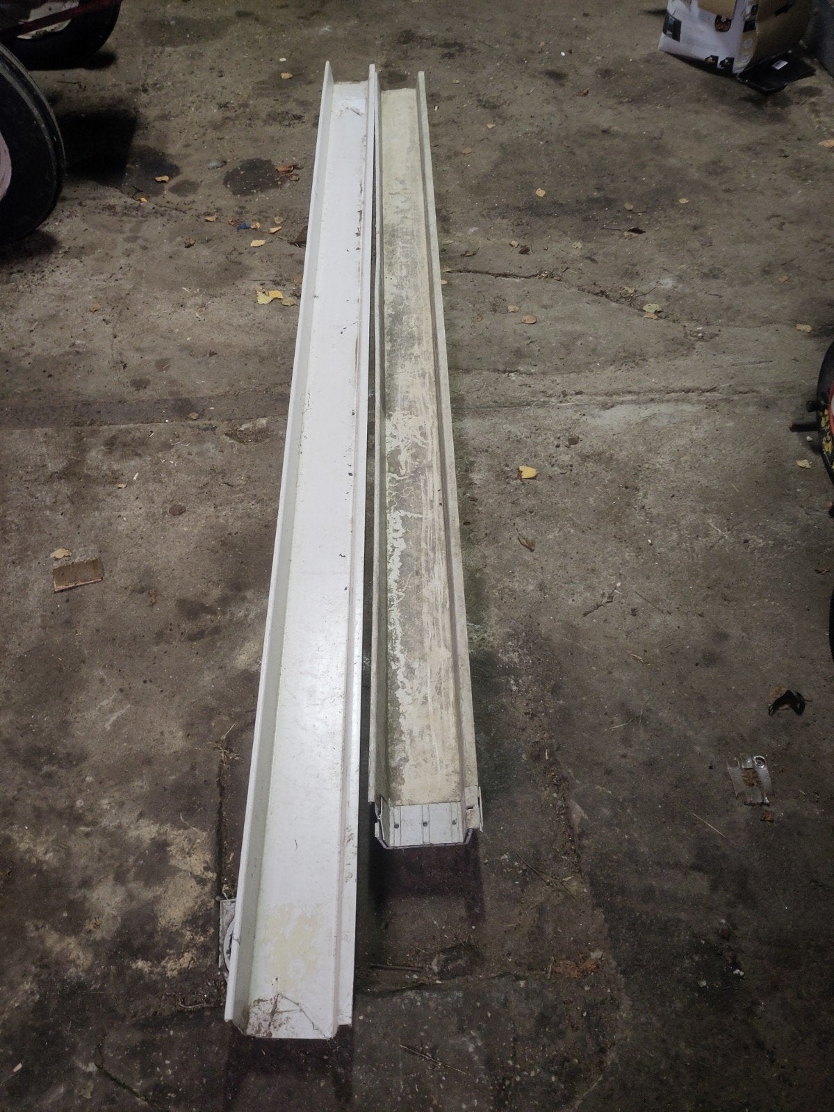kunststof bakgoot gratis, Ophalen, Pvc, Minder dan 2 meter, 80 mm of meer