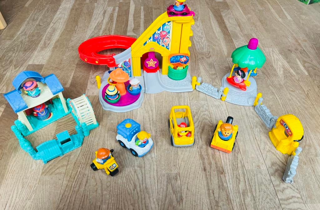 Fisher Price Little People kermis plus extra’s, Ophalen of Verzenden, Gebruikt, Speelset, Met geluid