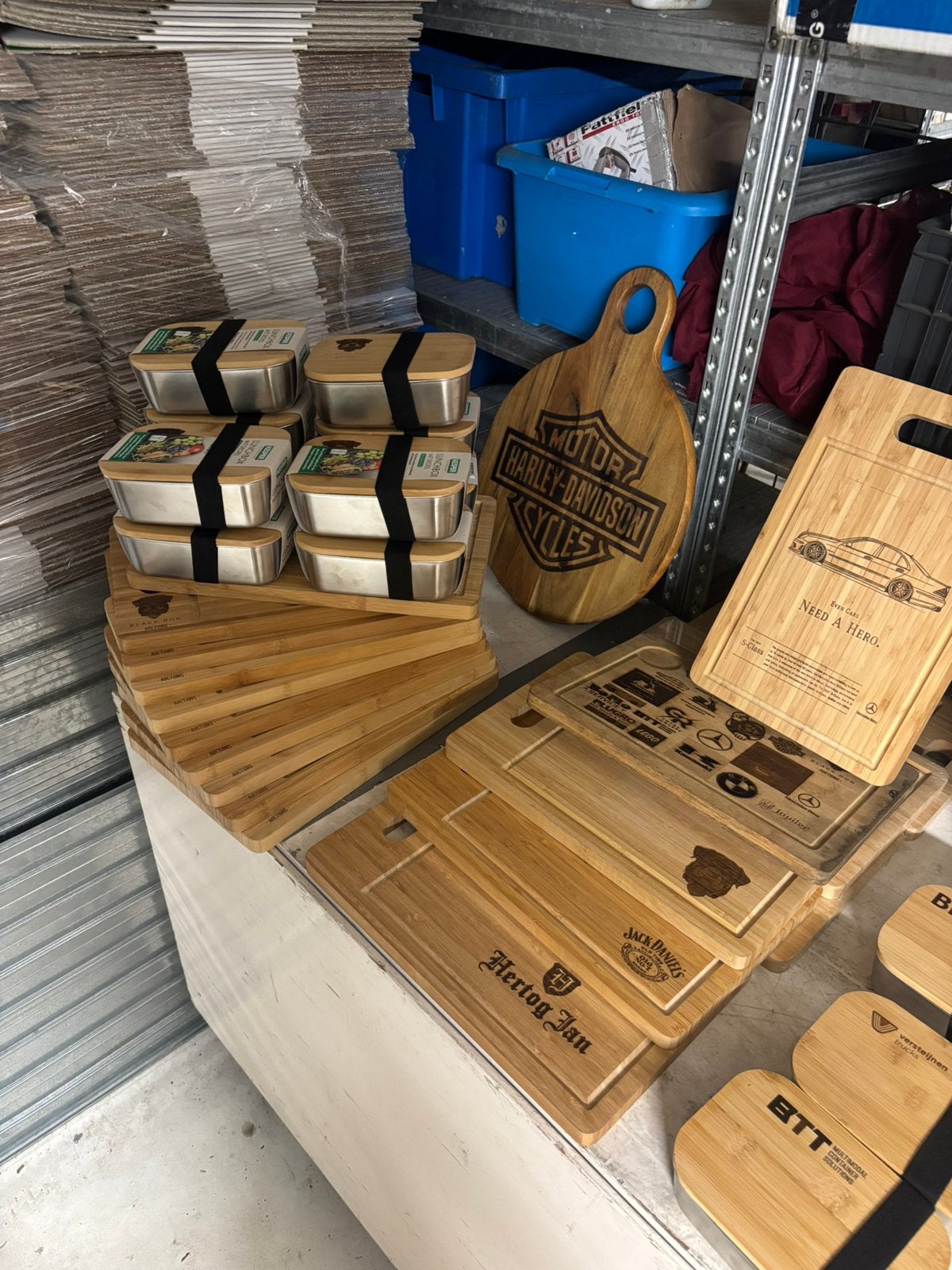 Laser gravering snijplanken&broodtrommels, Overige typen, Ophalen of Verzenden, Nieuw, Hout