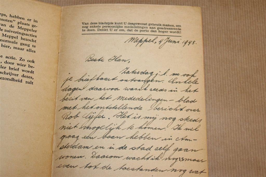 Bevrijding van Meppel — WOII, Uitgave 1945, Ophalen of Verzenden, Gelezen