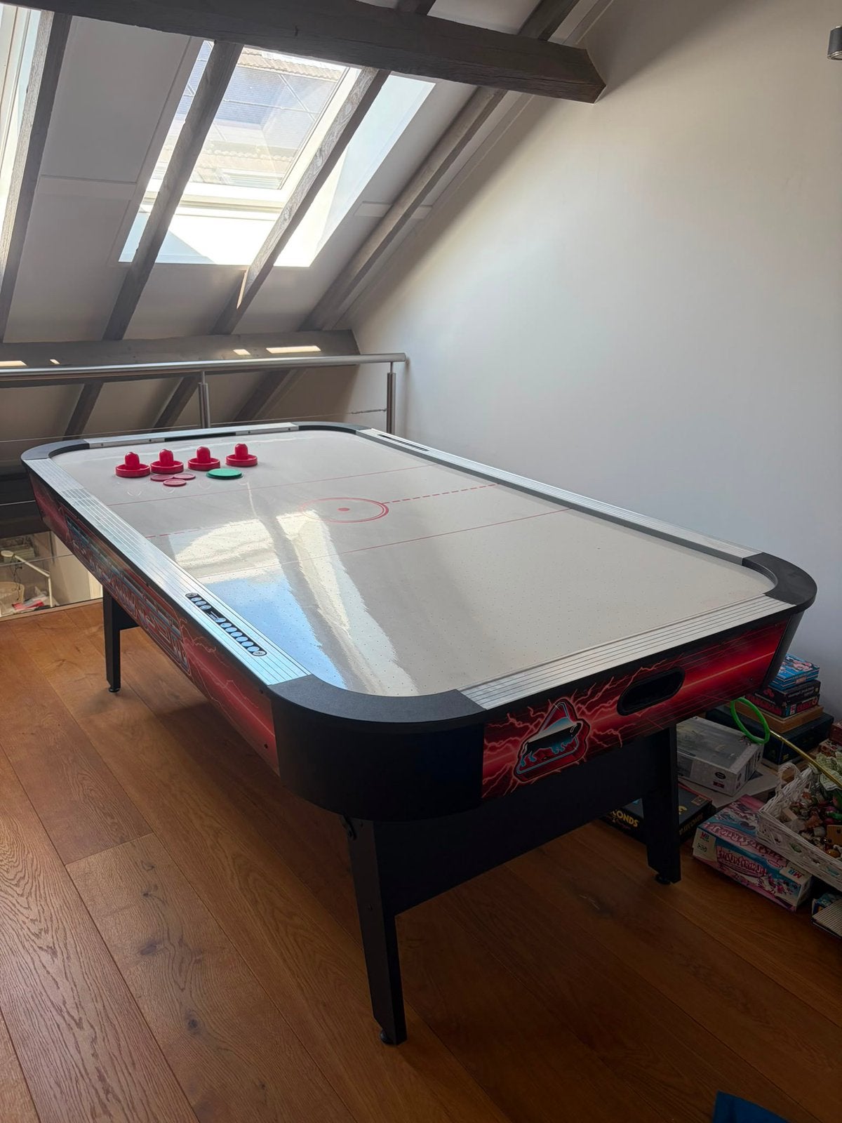 GERESERVEERD Gratis Air Hockey Tafel Ophalen, Sport en Fitness, Biljarten en Poolen, Ophalen, Zo goed als nieuw, Overige typen