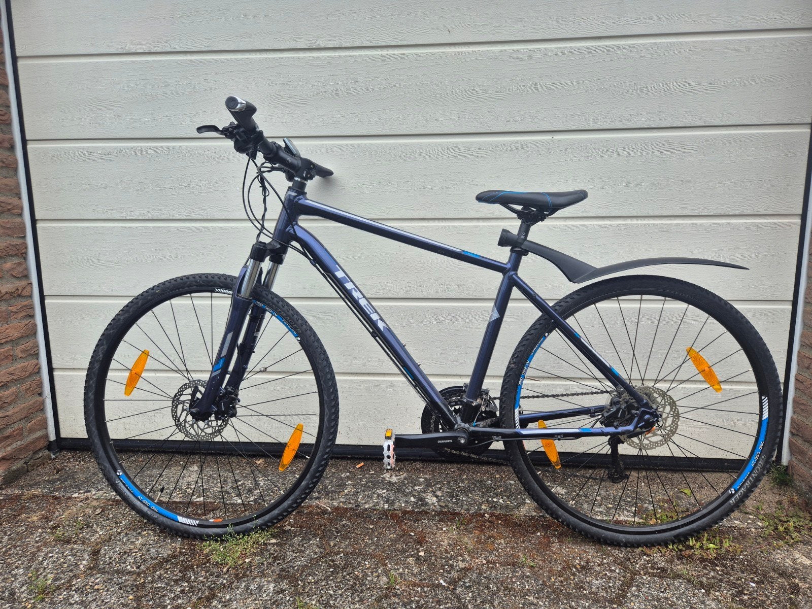 Trek Alpha Dual Sport hybride fiets, Overige merken, 28 inch, Gebruikt, Vering