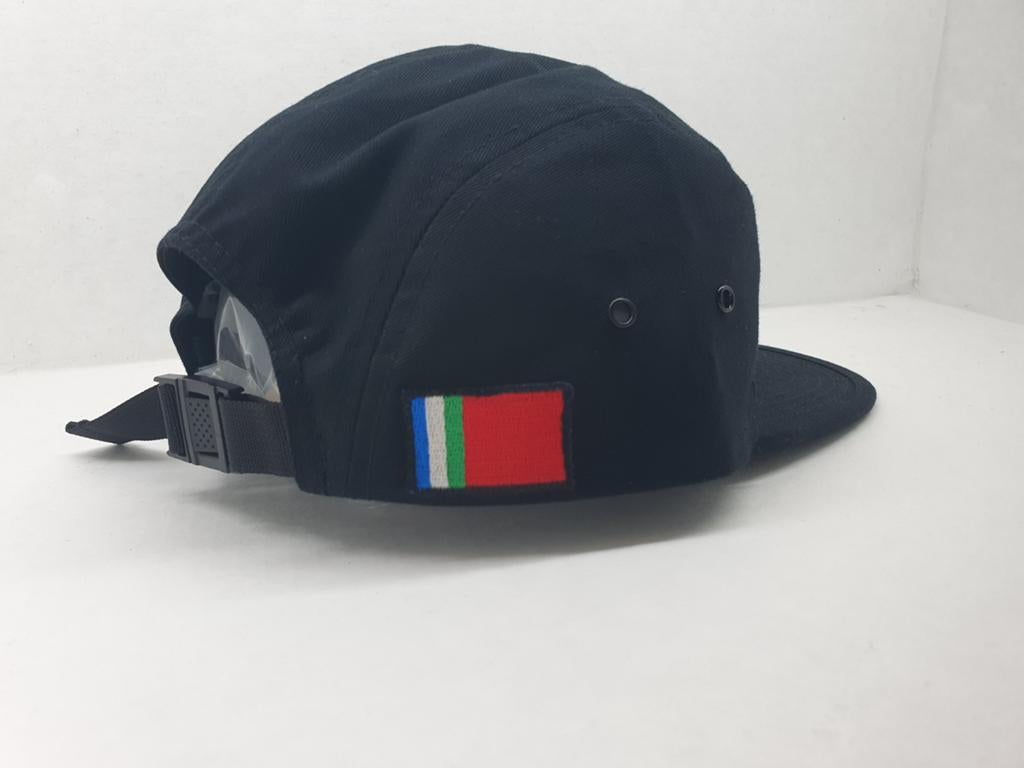 Zwarte 5-Panel Cap – Molukken Custom Design, Verzenden, Nieuw