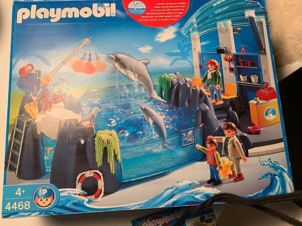 Playmobil dolfinarium, Gebouw, Complete set, Zo goed als nieuw, Family fun