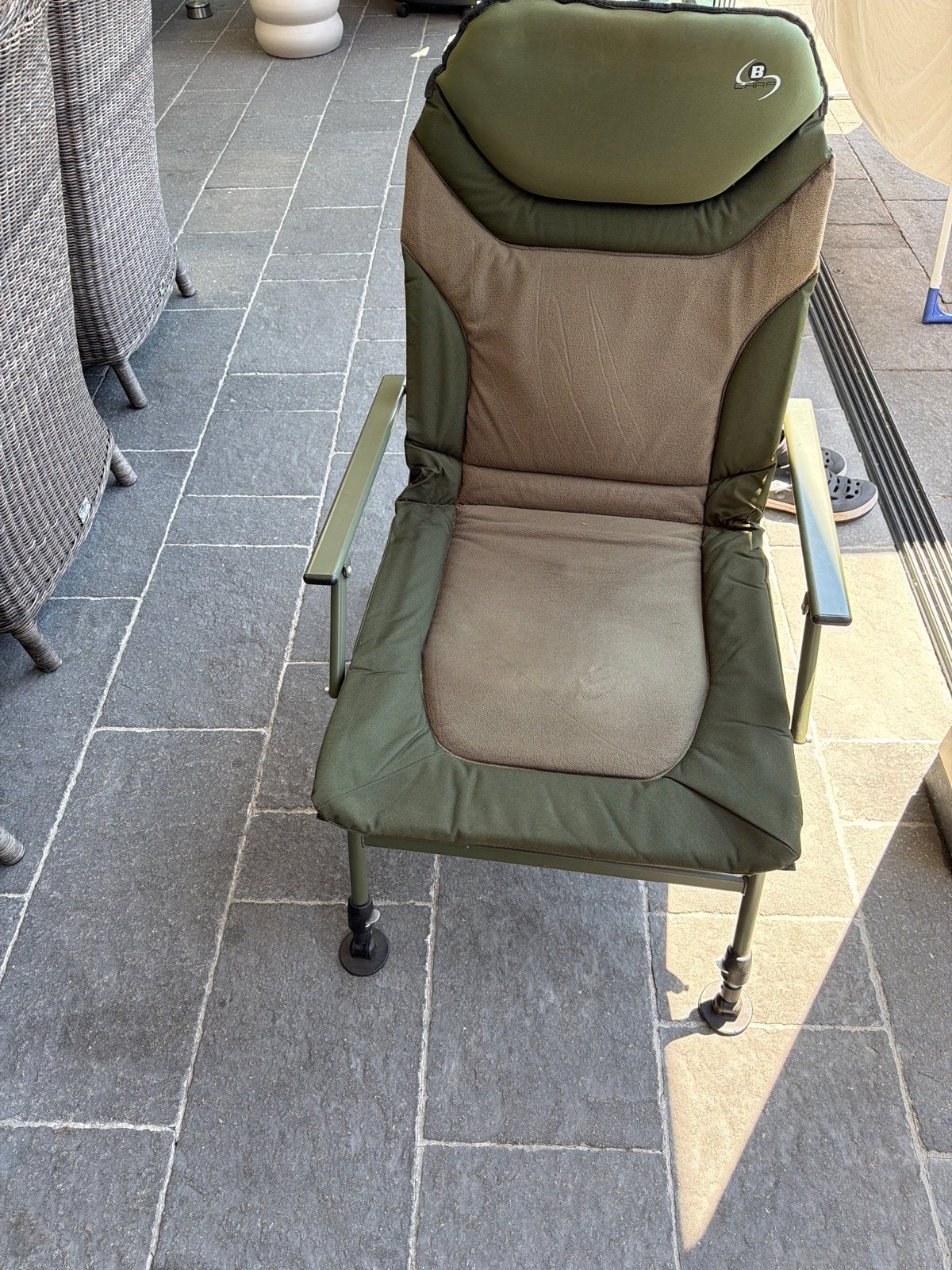Comfortabele Campingstoel - Ideaal voor Outdoor, Caravans en Kamperen, Ophalen, Gebruikt, Campingstoel