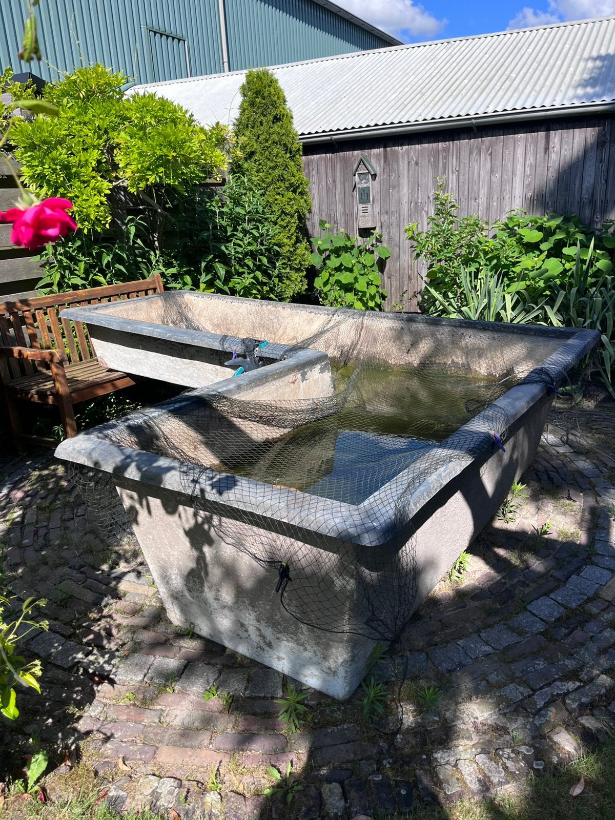 Vijver bak L vorm, Tuin en Terras, Vijvers, Ophalen, Gebruikt