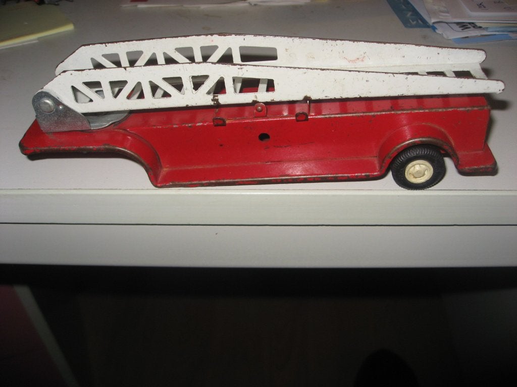 Tonka Brandweer ladder oplegger los, Ophalen of Verzenden, Gebruikt