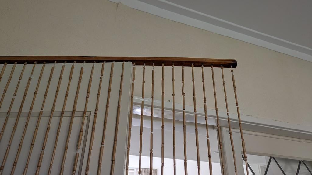 Rotan Retro Vintage vliegen gordijn scherm, Ophalen of Verzenden, Huis en Inrichting
