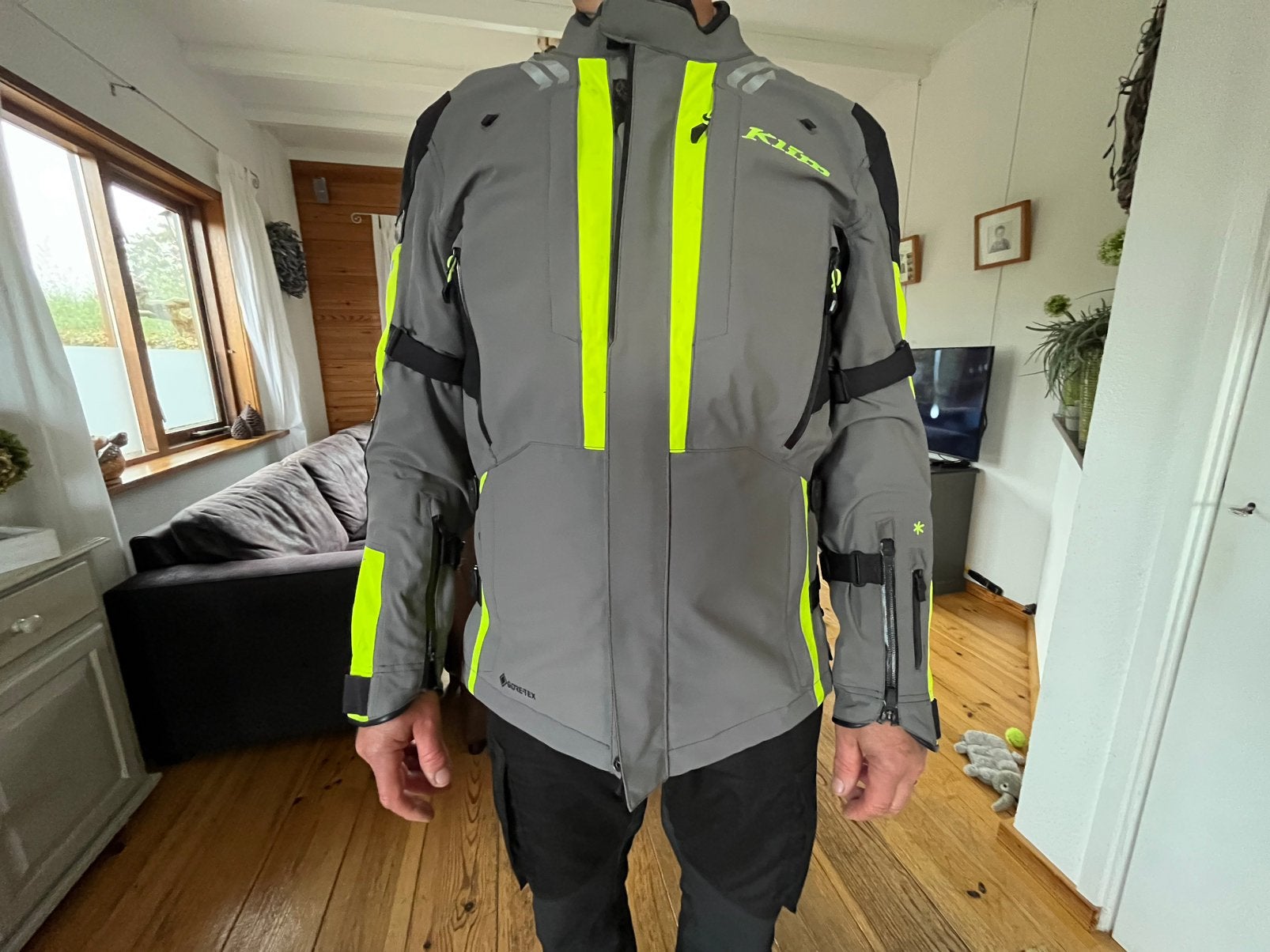 KLIM moterjas; 6 dagen gedragen ZGAN, Motoren, Ophalen, Tweedehands, Heren, Jas | textiel