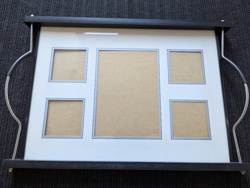 Fotolijst dienblad 37 x 26 cm, Ophalen of Verzenden, Gebruikt, Rechthoekig, Hout