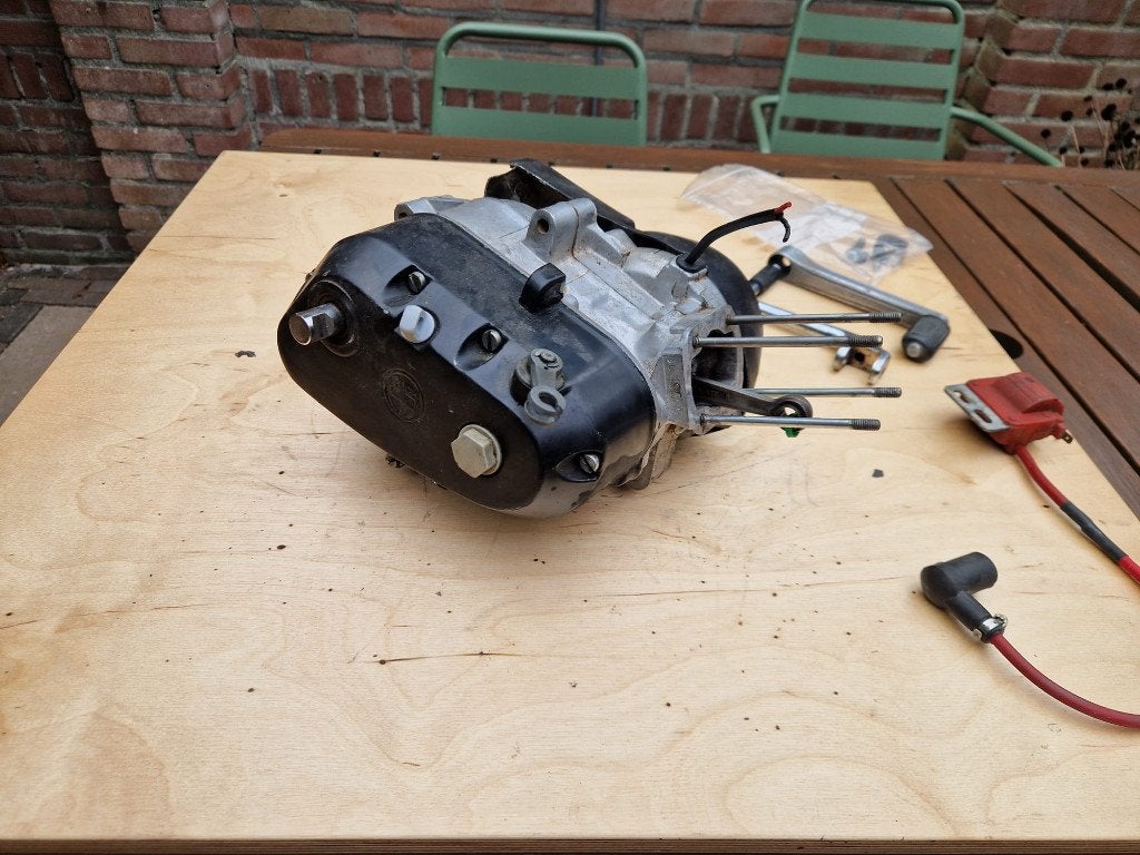 Puch 4bak motorblok grote spoelpoorten Monza, M50, Ophalen of Verzenden, Gebruikt, Blok