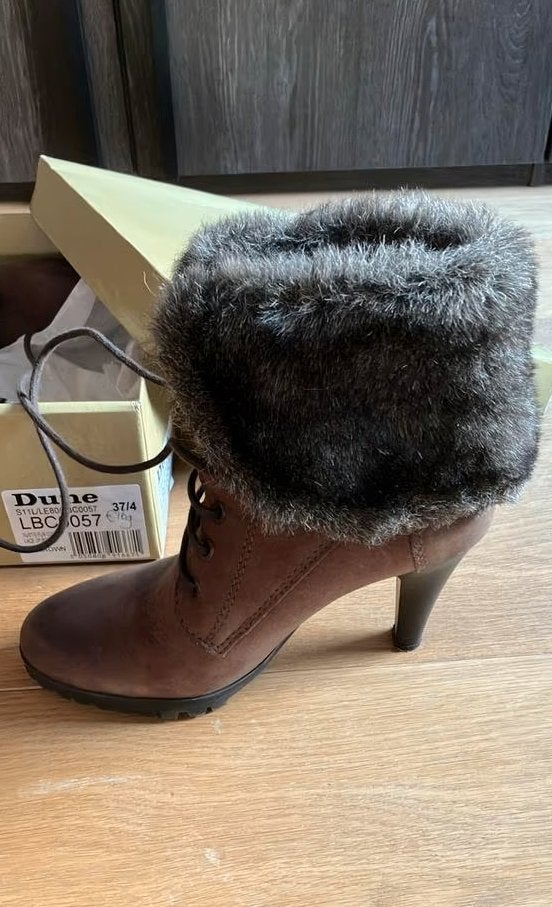 Dune Schoenen 37, Kleding | Dames, Bruin, Ophalen of Verzenden, Zo goed als nieuw, Schoenen met hoge hakken