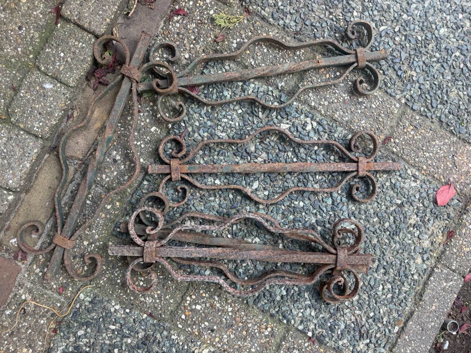 Partij zware decoratieve ijzers. 25 stuks., Huis en Inrichting, Woonaccessoires | Overige, Ophalen, Zo goed als nieuw