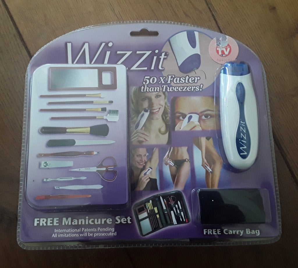 Epileerapparaat - ontharingsapparaat met manicure set in tas, Ophalen of Verzenden, Nieuw, Scheren en Epileren